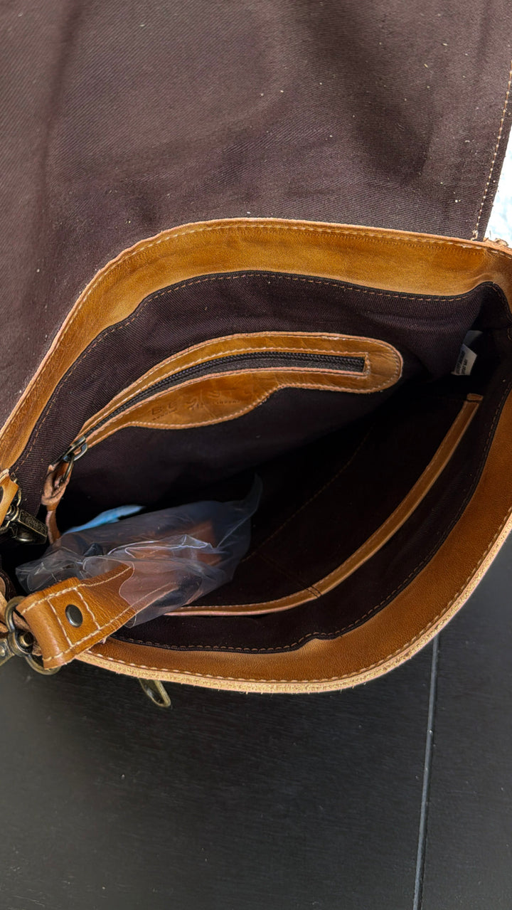 Venice Beach Crossbody, Tan Rustic