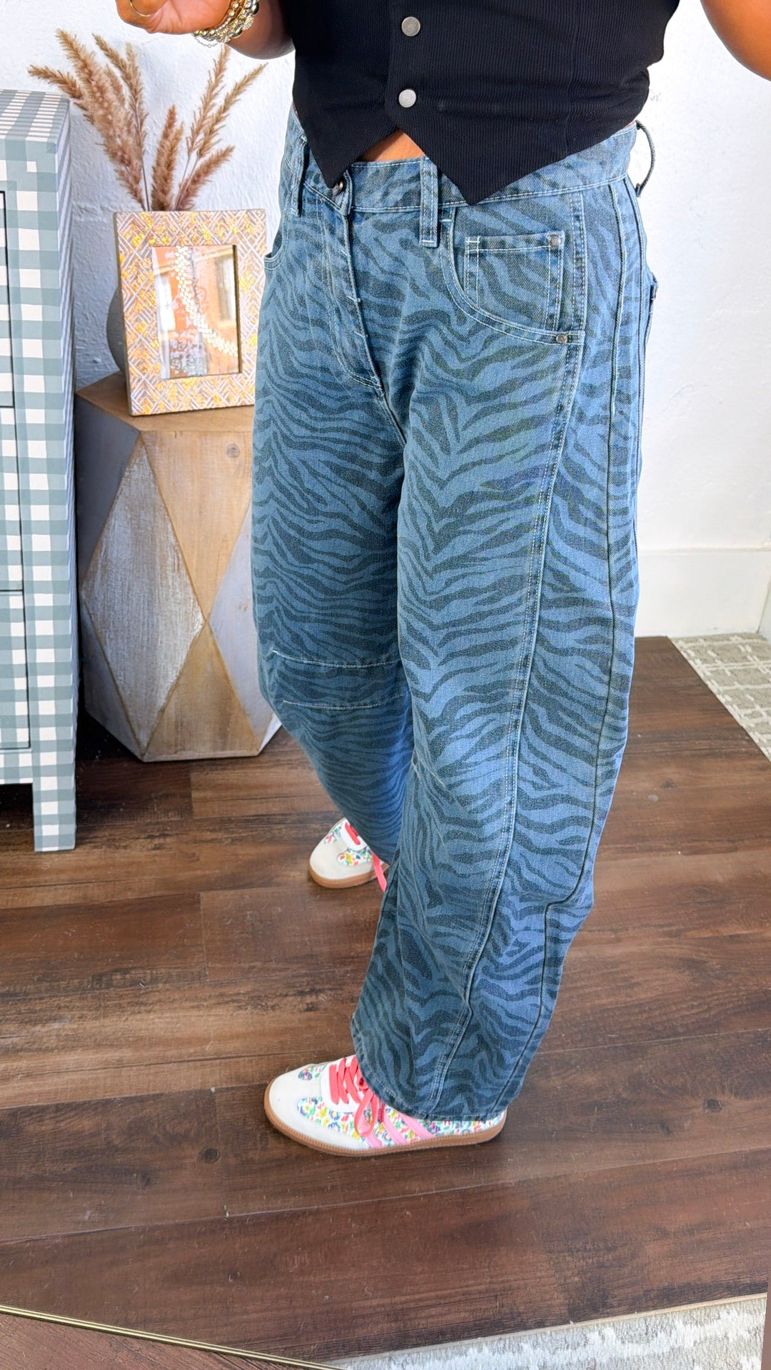 Gallery Girl Barrel Pants, Denim