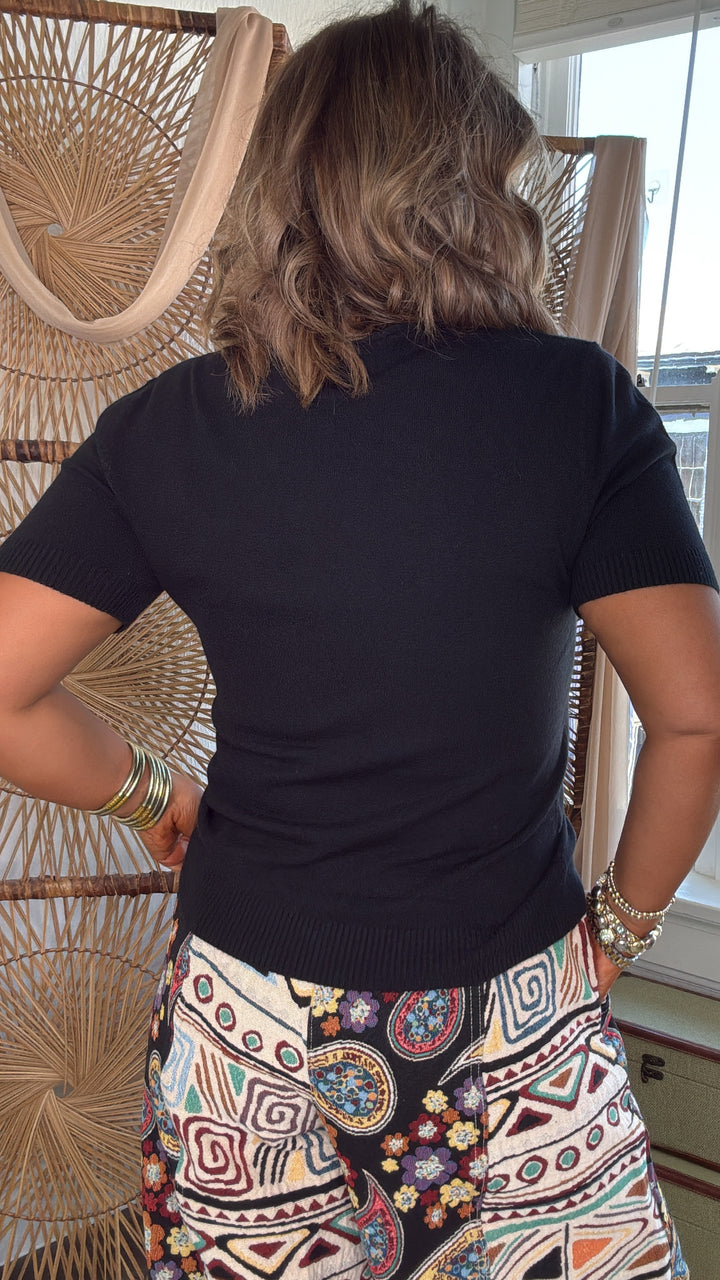 Soft Staple Basic Tee, Black