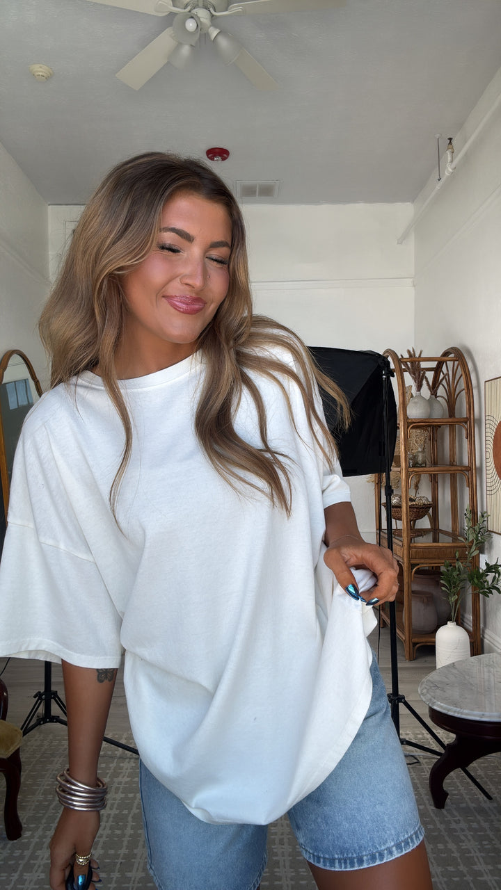 Soft Structure Basic Tee, Off White