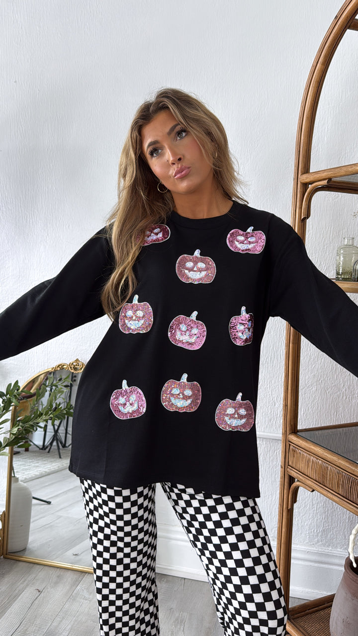 Jack O' Sparkle Top, Black