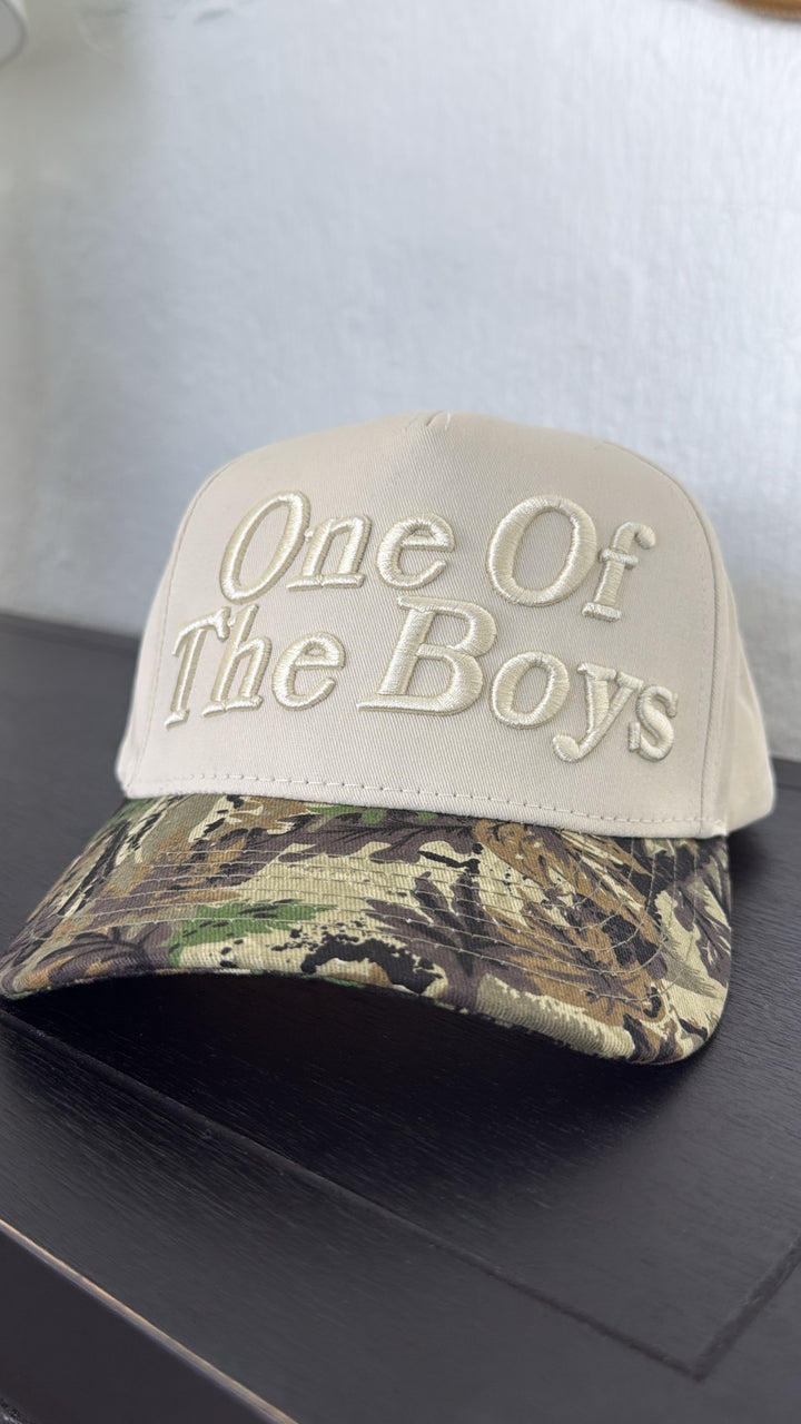 One Of The Boys Trucker Hat, Camo/Natural