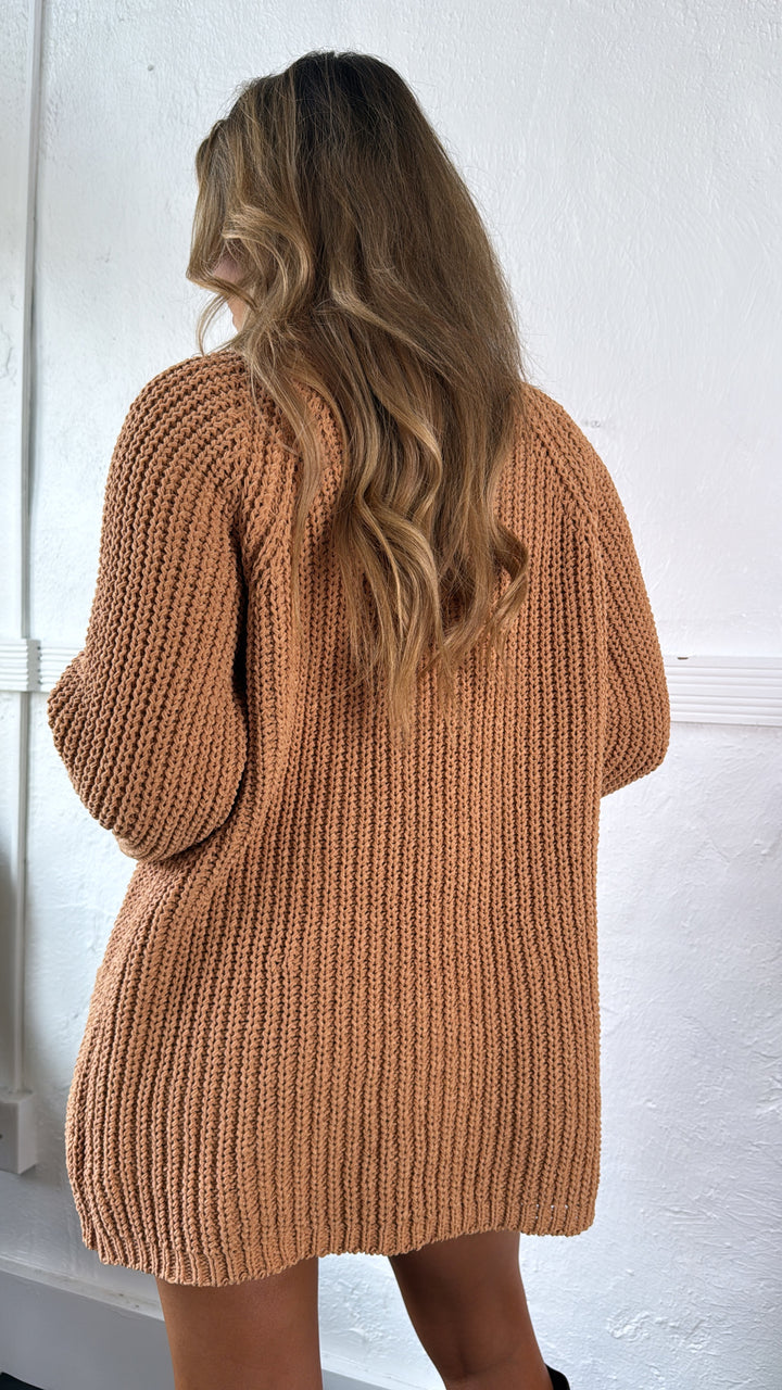 All Seasons Knit Cardigan, Burnt Topaz
