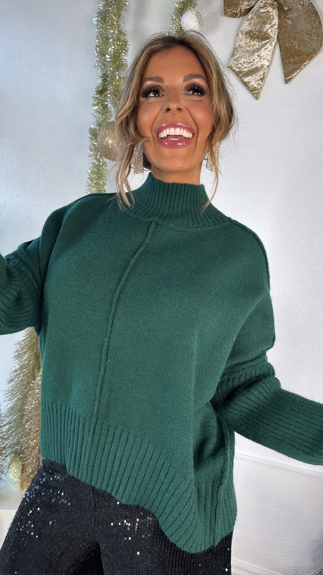 The Cozy Edit Sweater, Forest
