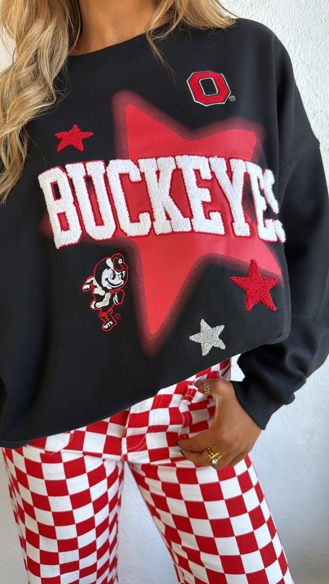 Scarlet Spirit Crewneck, Washed Black