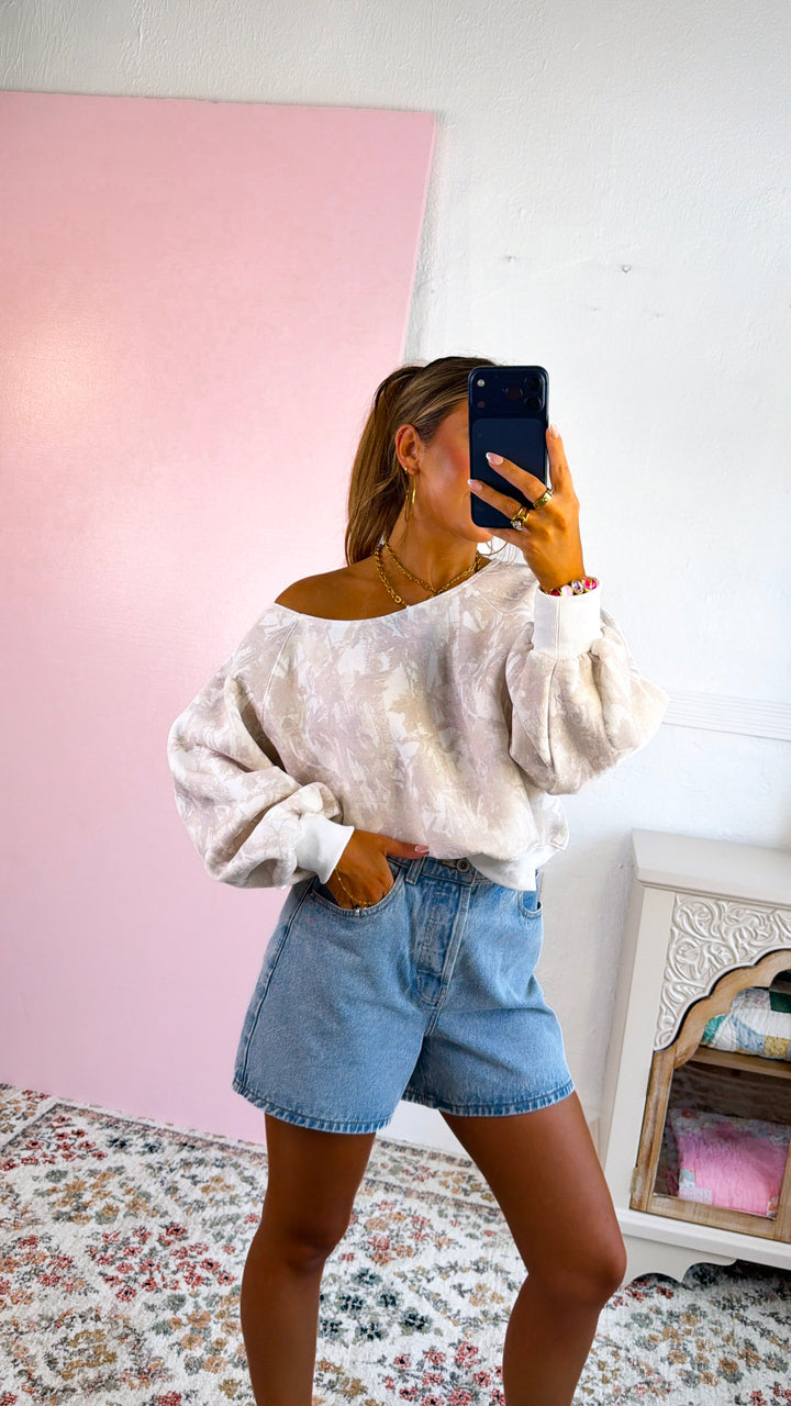 Backwoods Camo Off The Shoulder Top, Camo