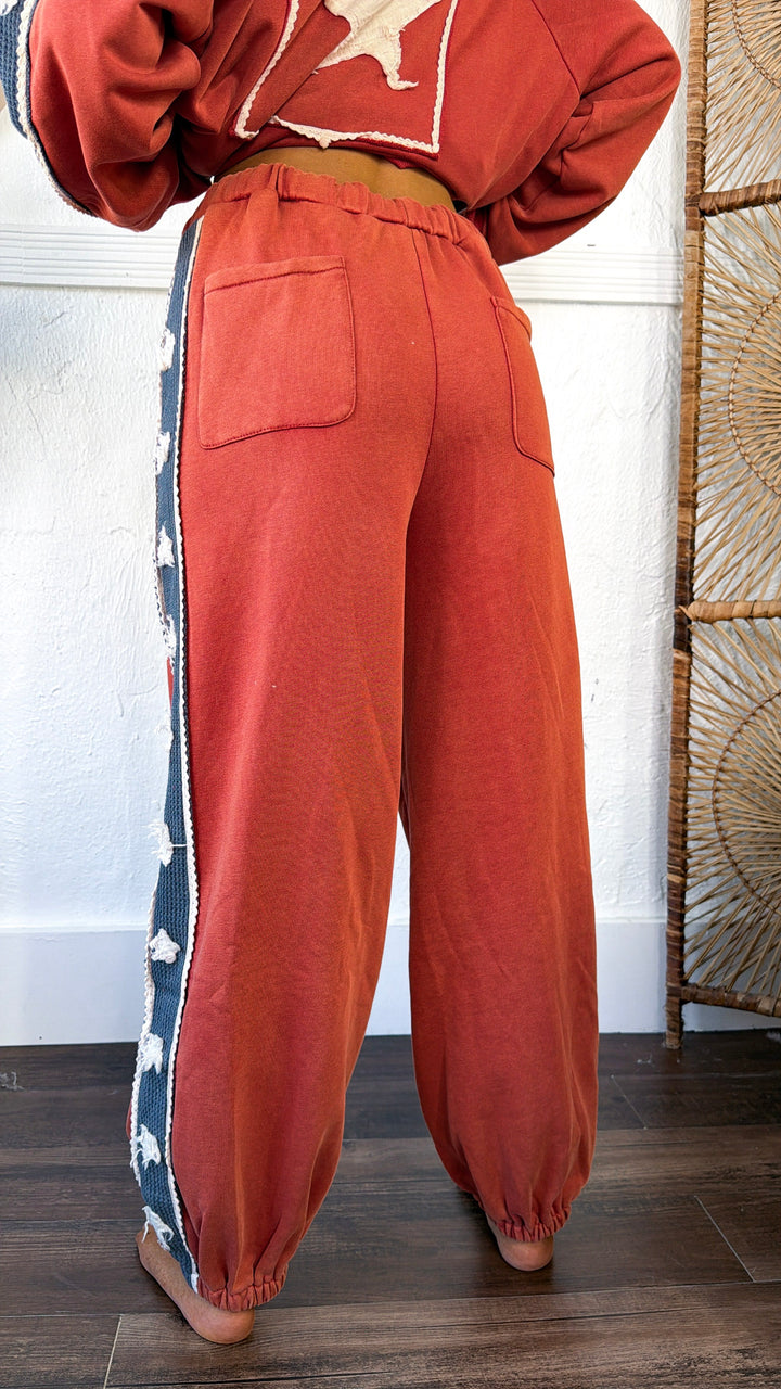 American Dream Jogger Pant, Carnelian Orange