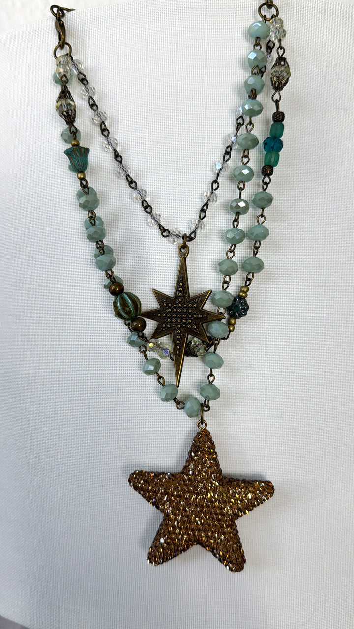 Star in the North Layered Necklace