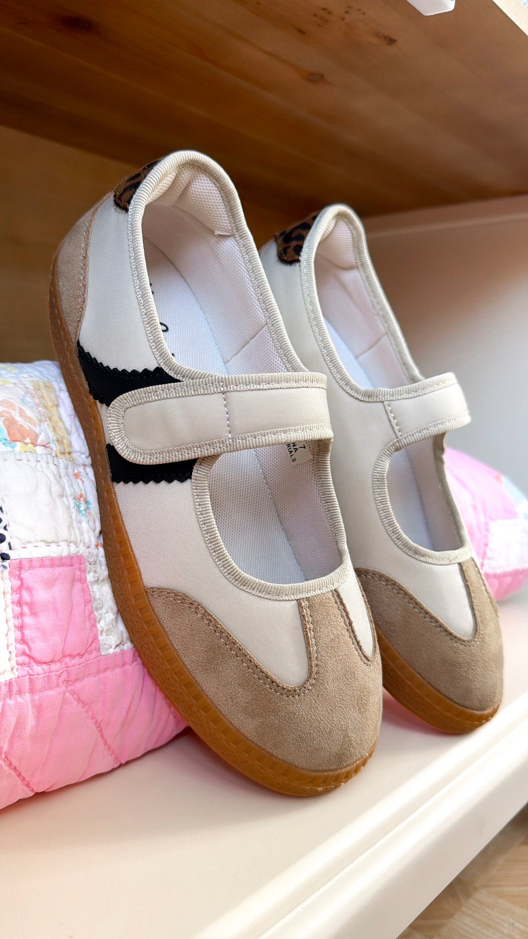 My Mary Jane Sneaker, Sand Combo