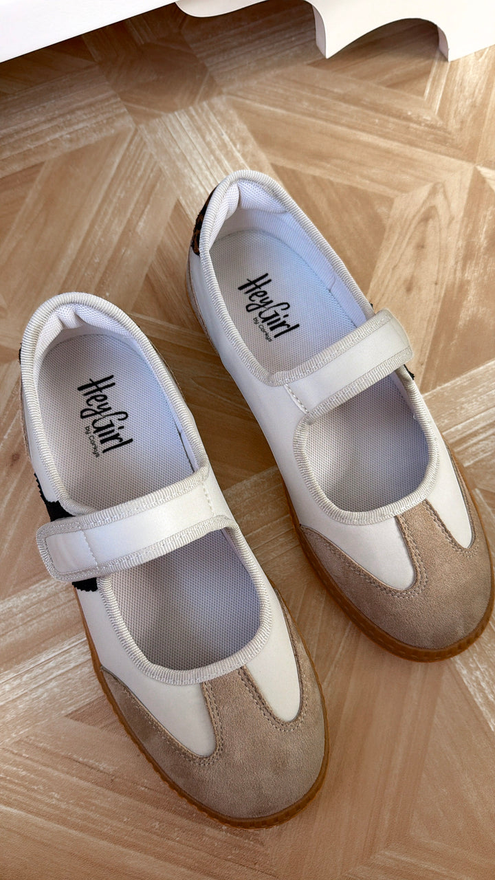 My Mary Jane Sneaker, Sand Combo