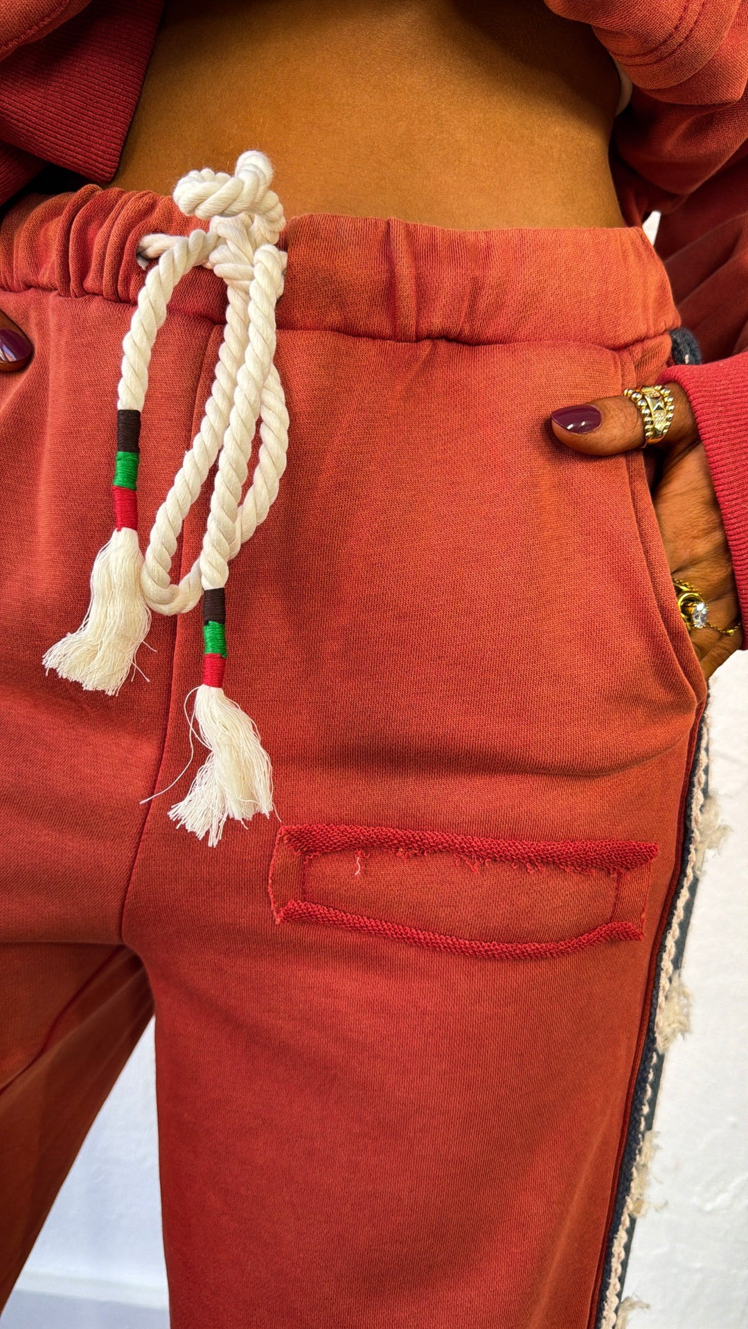 American Dream Jogger Pant, Carnelian Orange