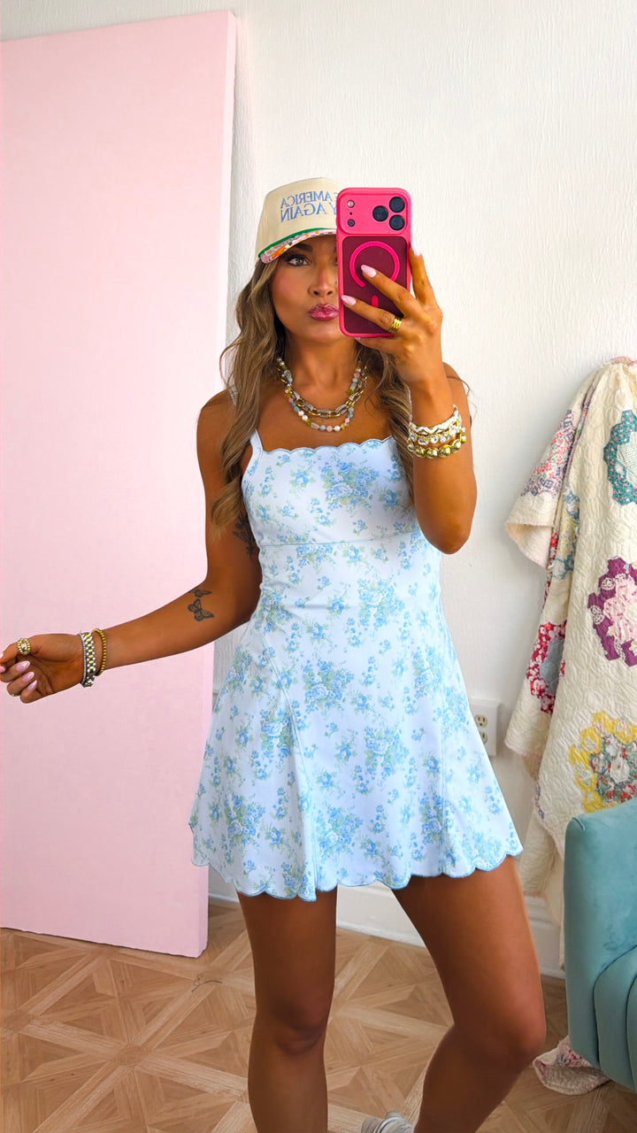 Honey Match Active Dress, Lt. Blue Combo