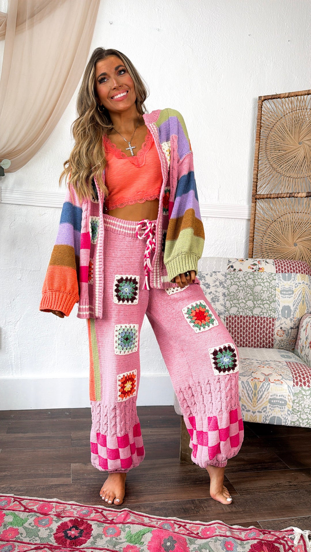 Sunpatch Jogger Pant, Rose Multi