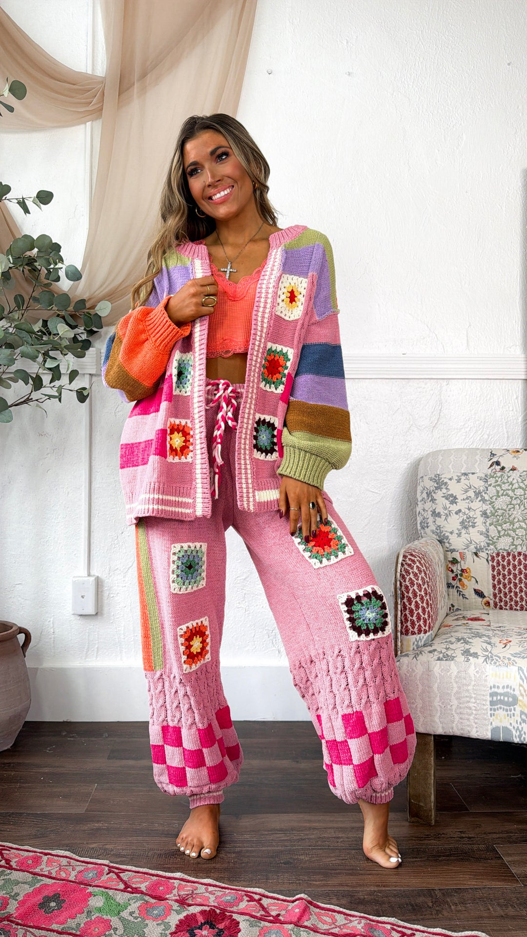 Sunpatch Jogger Pant, Rose Multi
