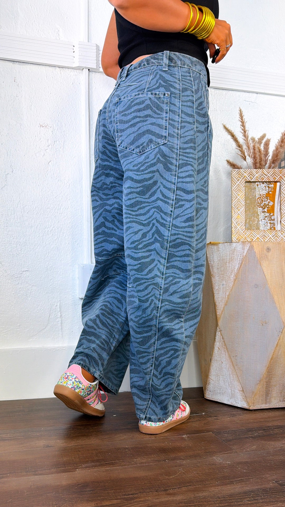 Gallery Girl Barrel Pants, Denim