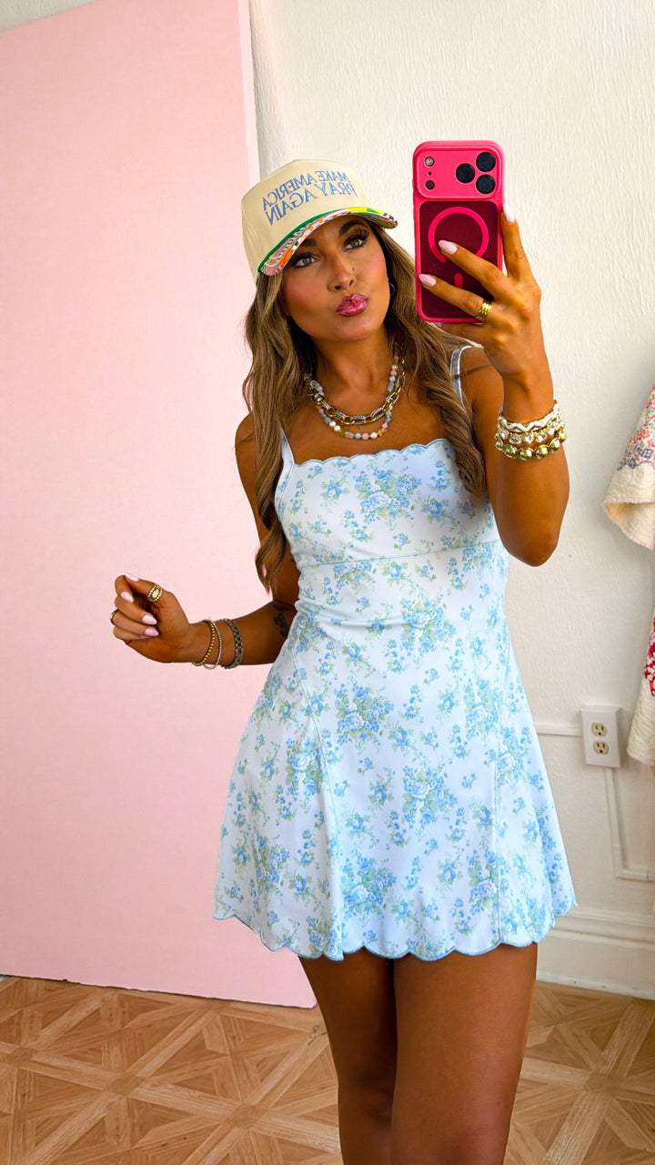 Honey Match Active Dress, Lt. Blue Combo