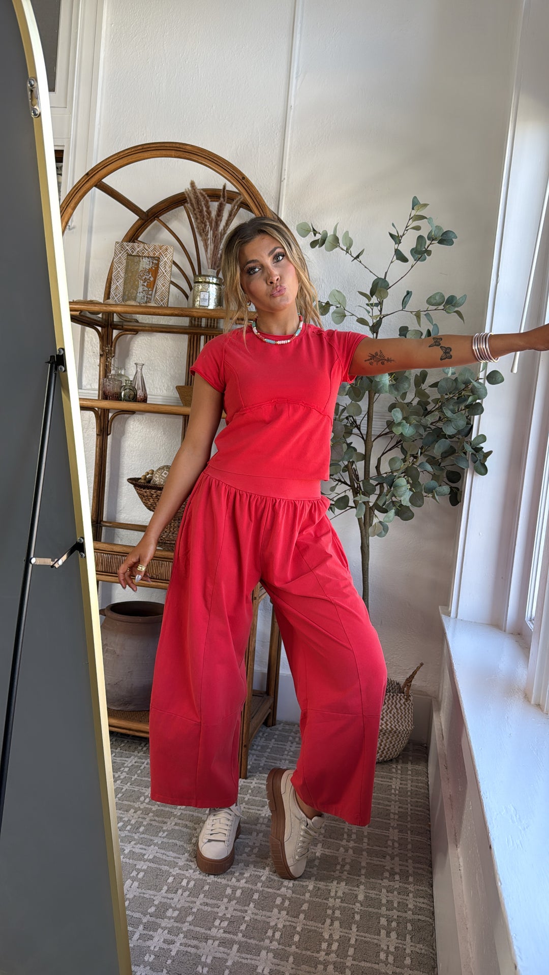 Jetset Lounge Set, Tomato