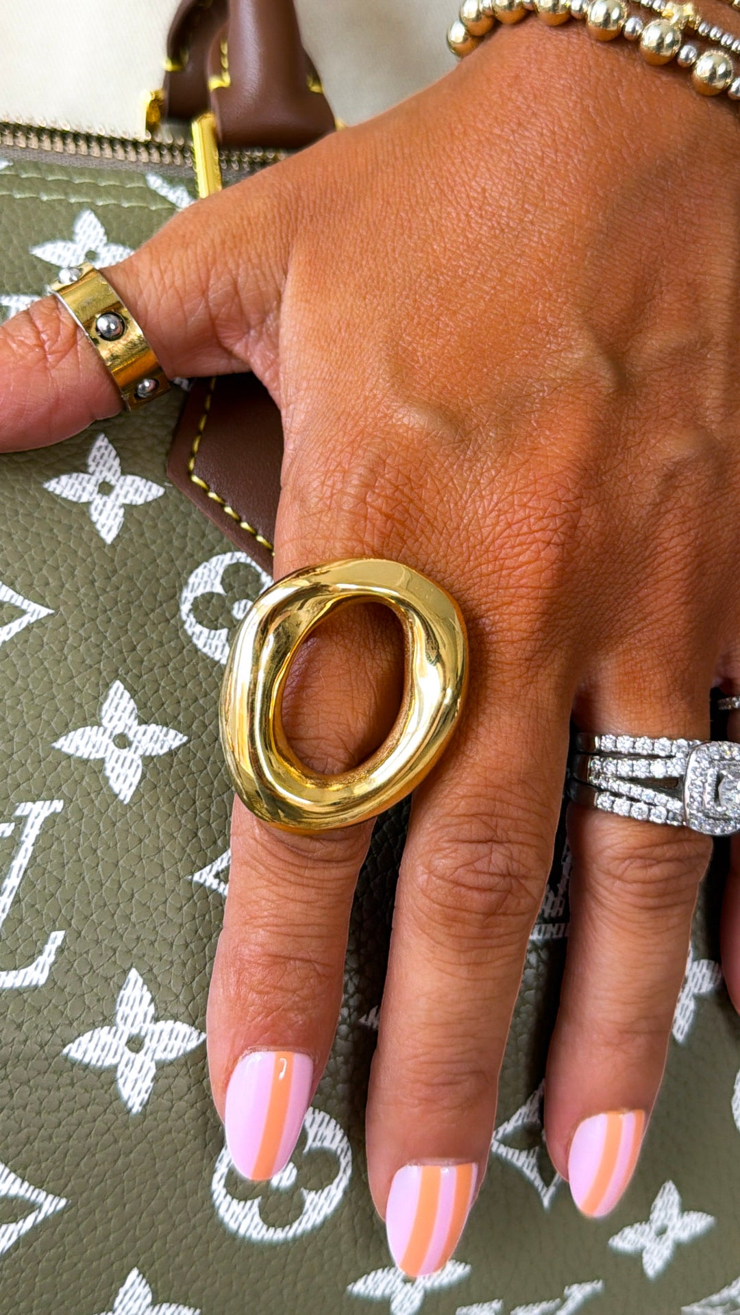 Halo Ring, Gold