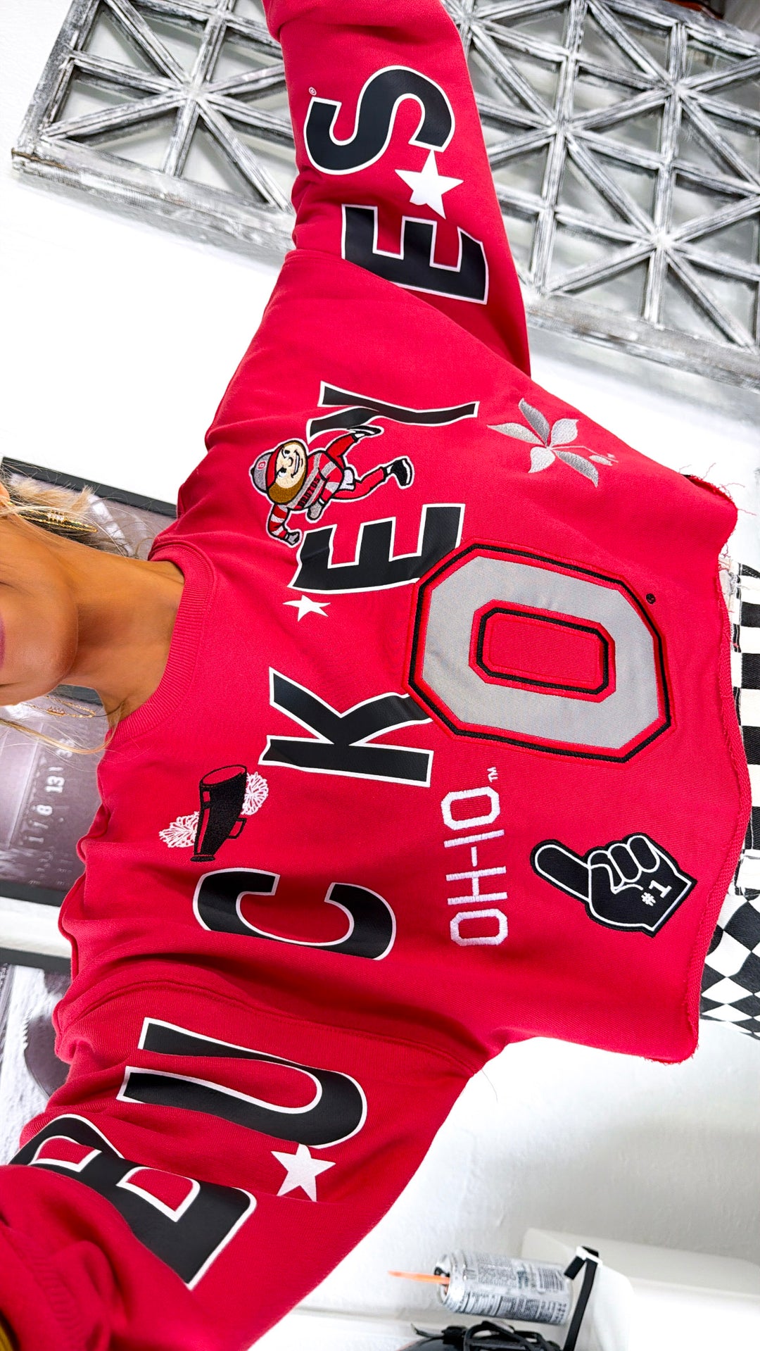 The Horseshoe Hype OSU Sweatshirt, Red