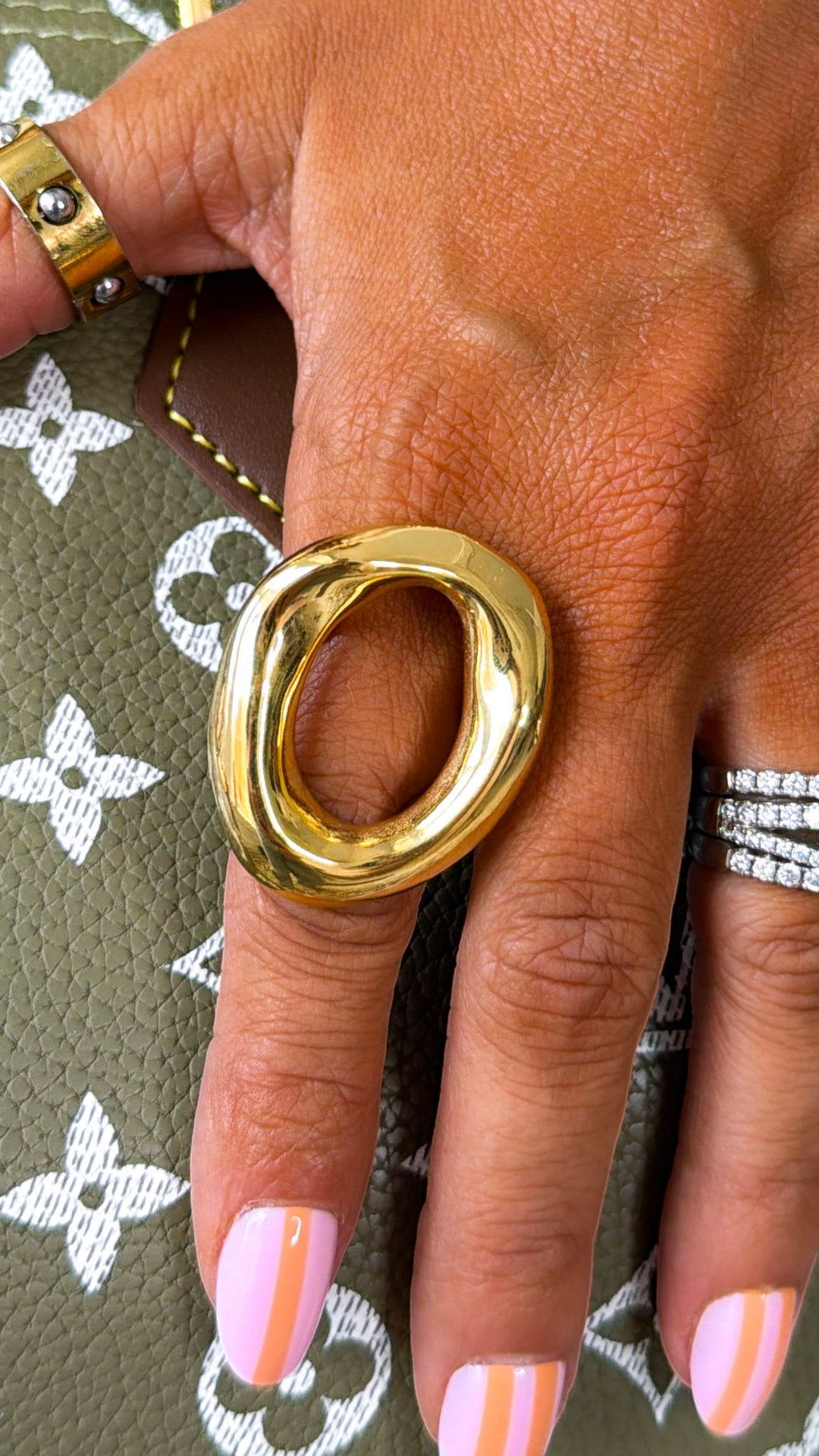 Halo Ring, Gold
