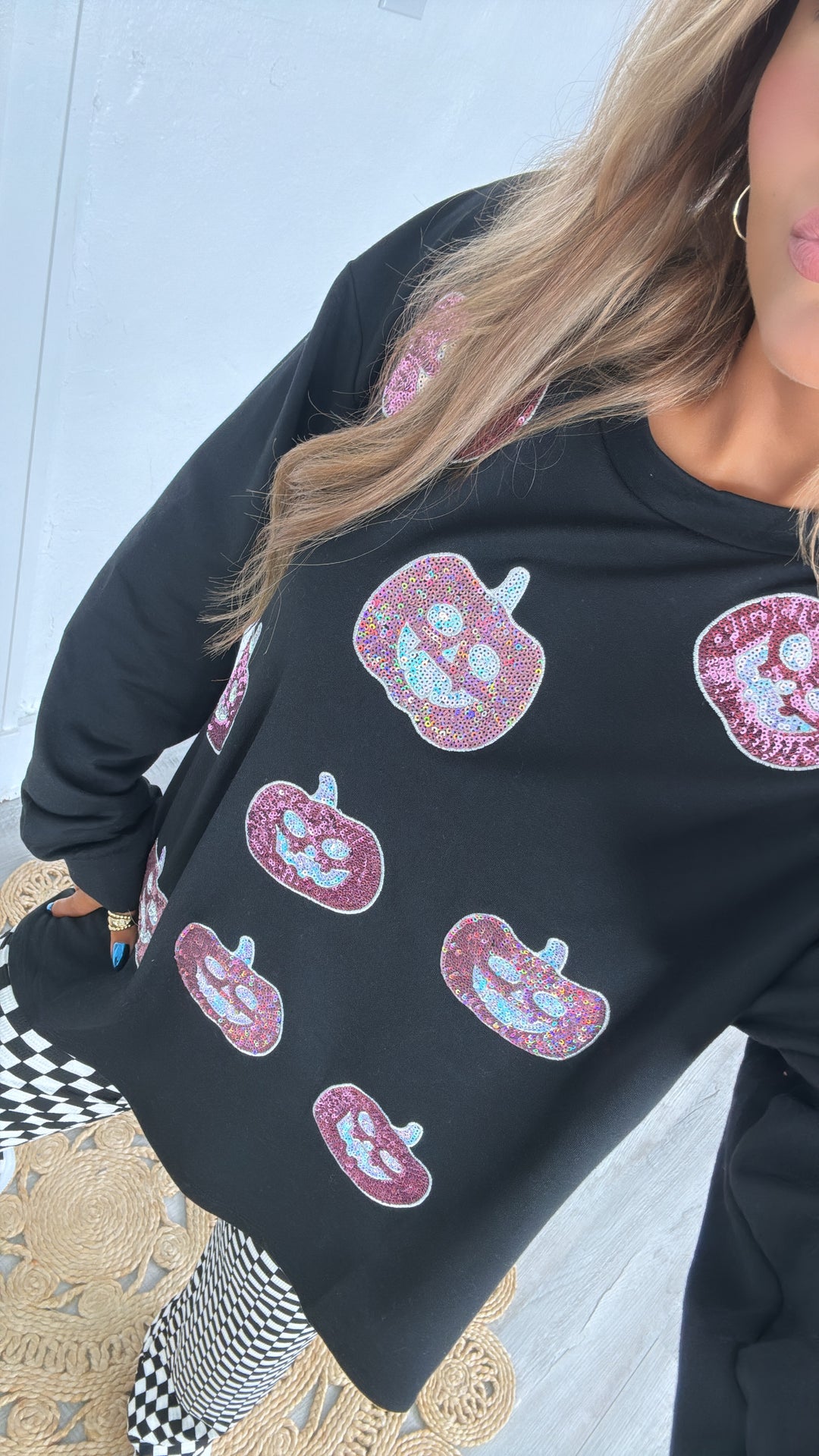 Jack O' Sparkle Top, Black