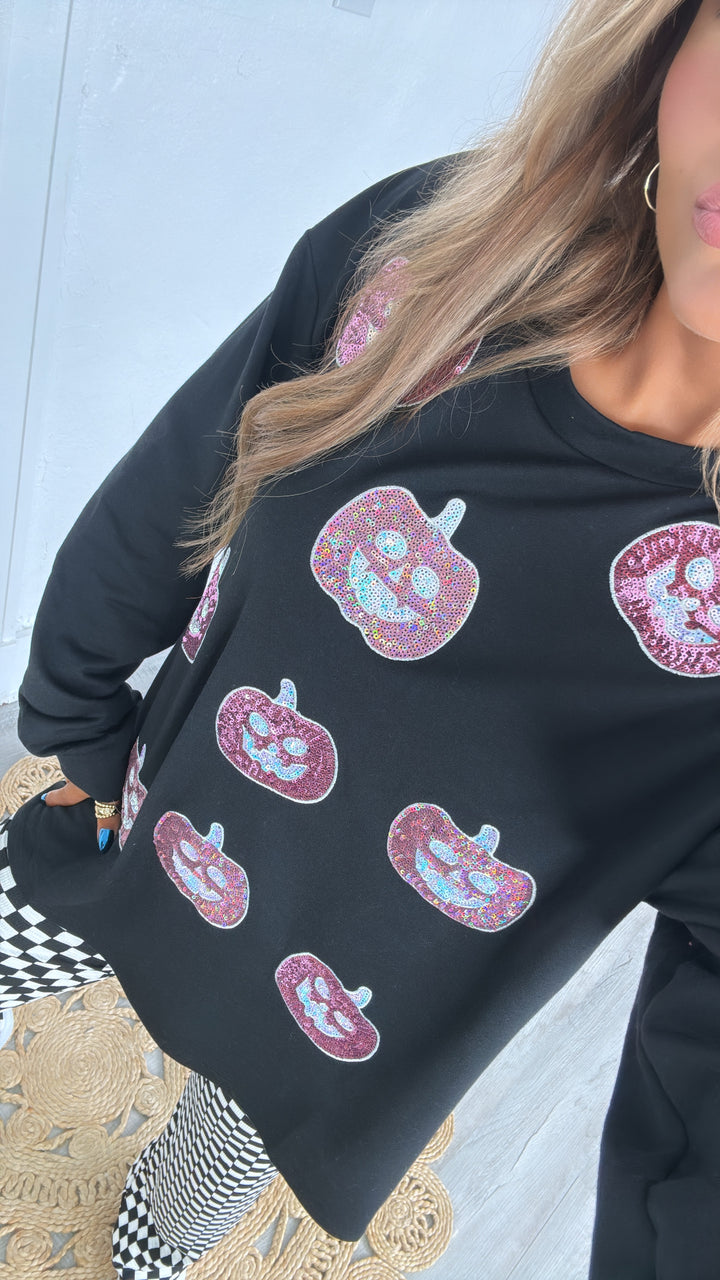 Jack O' Sparkle Top, Black