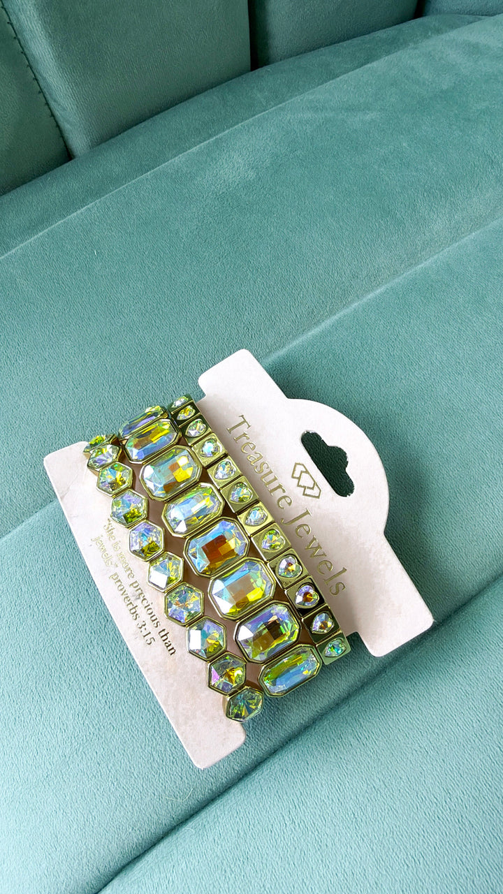 Iridescent Heart Stack Set