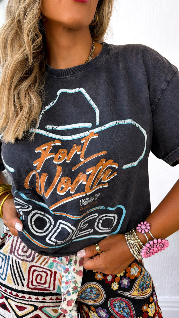 Fort Worth Graphic Tee, Black