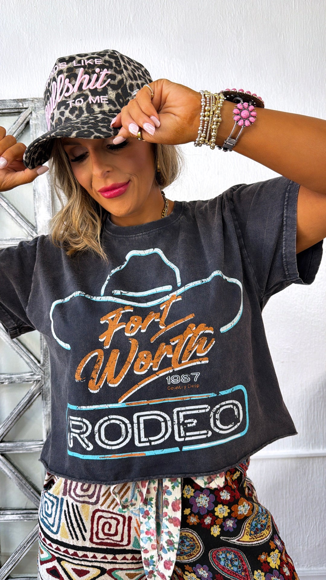 Fort Worth Graphic Tee, Black