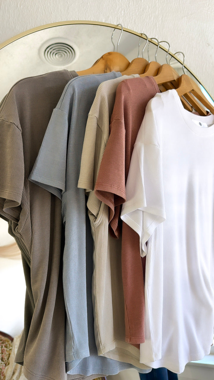 Ultra Soft Boxy Tee, Natural