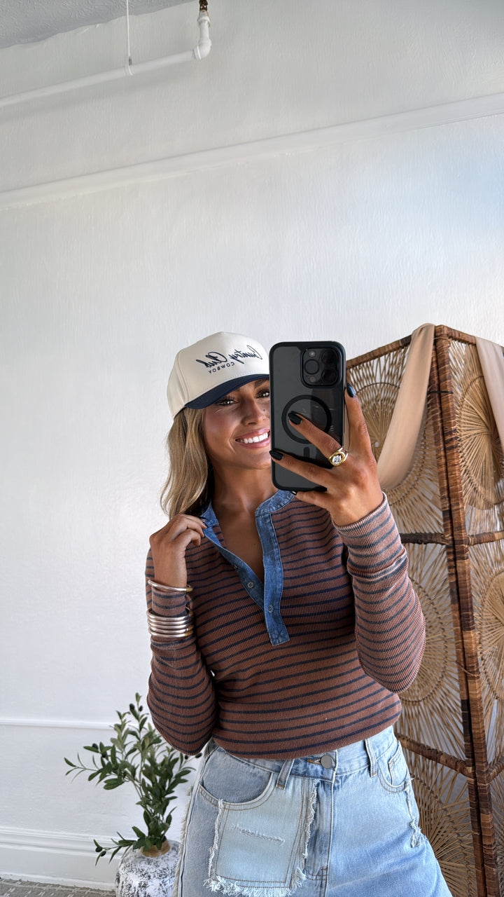 Simple Comfort Long Sleeve, Cinnamon