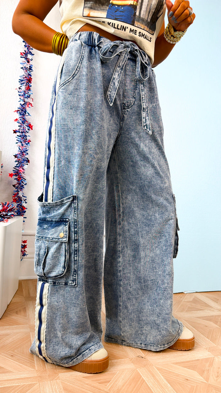 Luxe Relaxed Pant, Denim