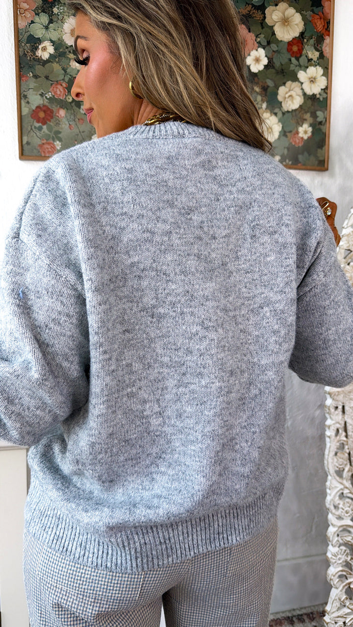 Sitting Duck Sweater, Grey