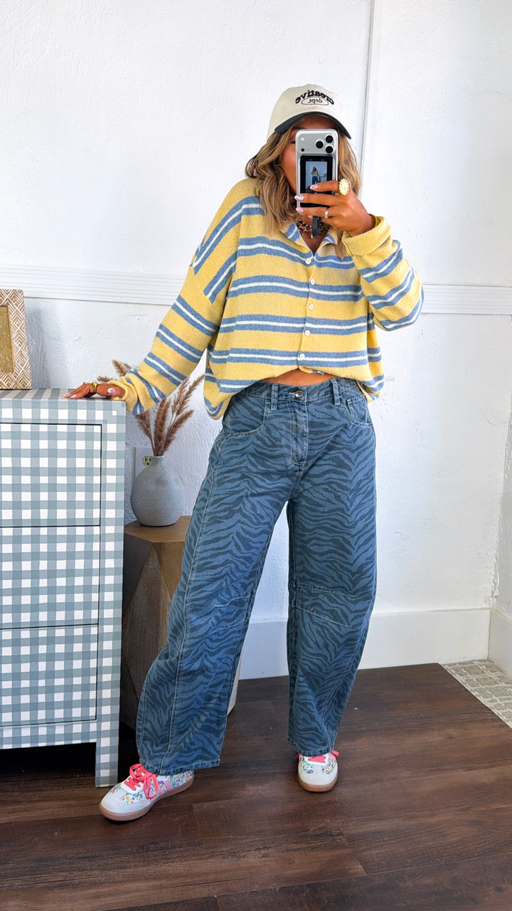 Gallery Girl Barrel Pants, Denim