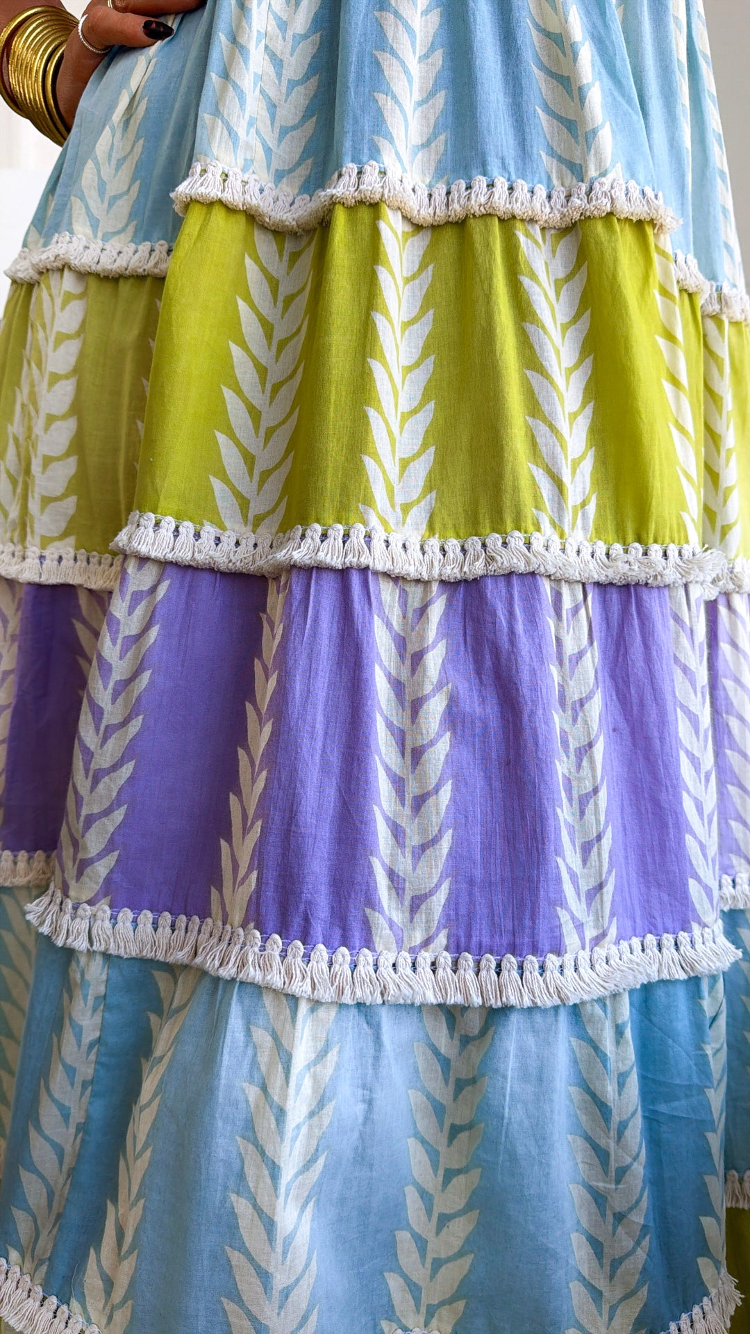 Summer Washed Maxi Dress, Lavender/Blue