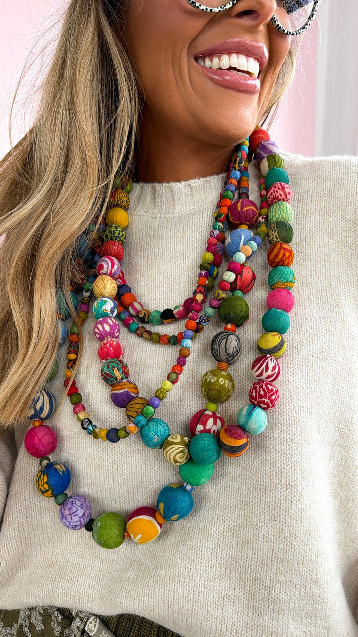 Isla XL Multi Beaded Necklace
