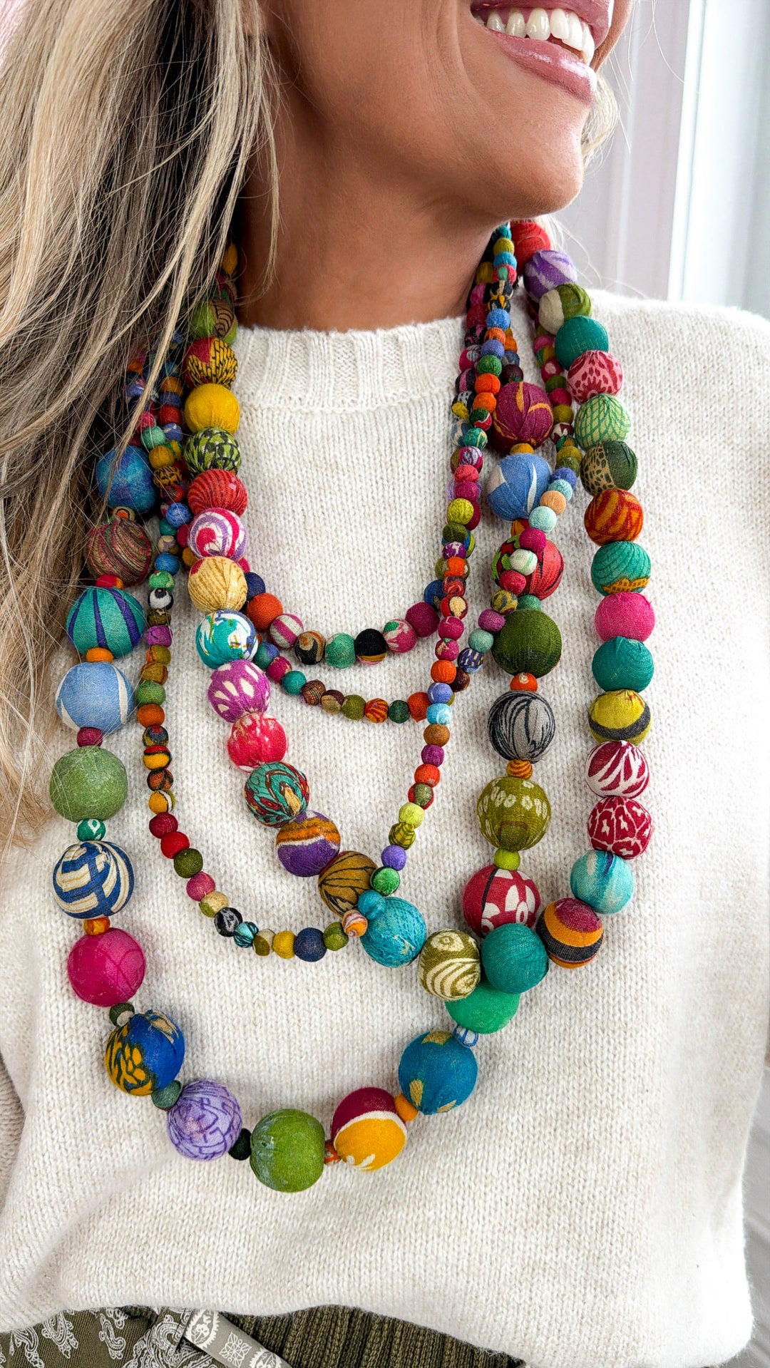 Isla XL Multi Beaded Necklace