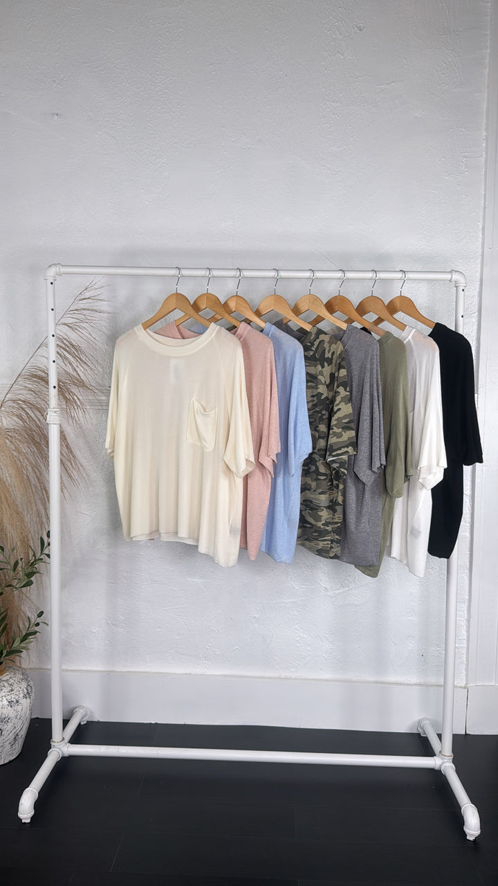 DOORBUSTER: All Day Ease Slouchy Tee, Off White