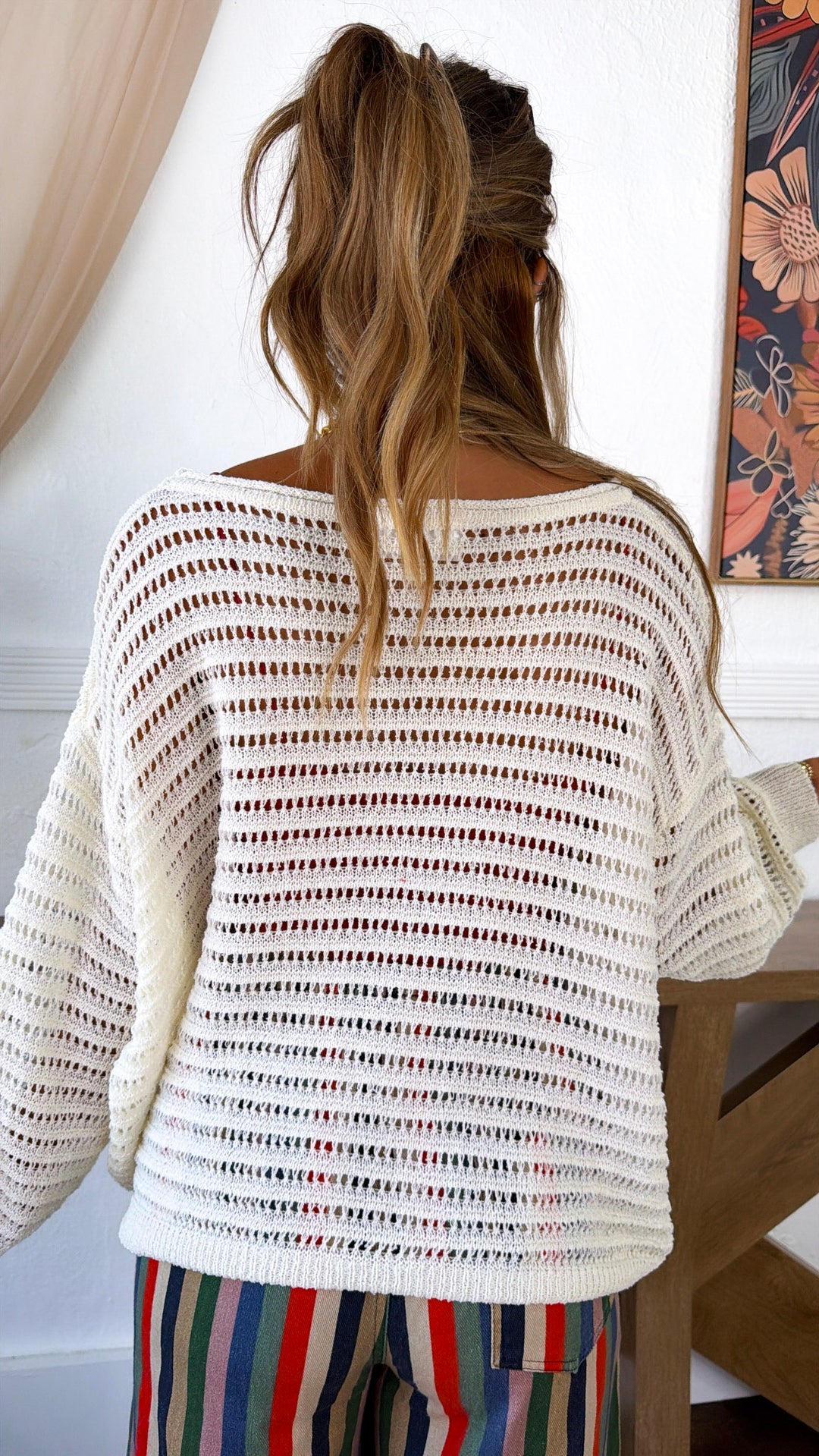 A Cool Evening Breeze Sweater, Ivory