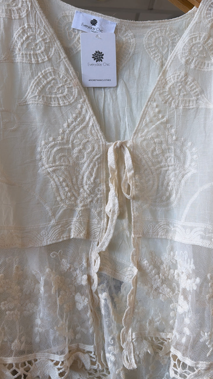 Daylight Tie Top, Natural