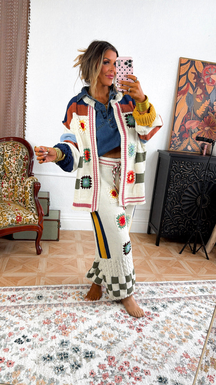 Sunpatch Jogger Pant, Cream Multi