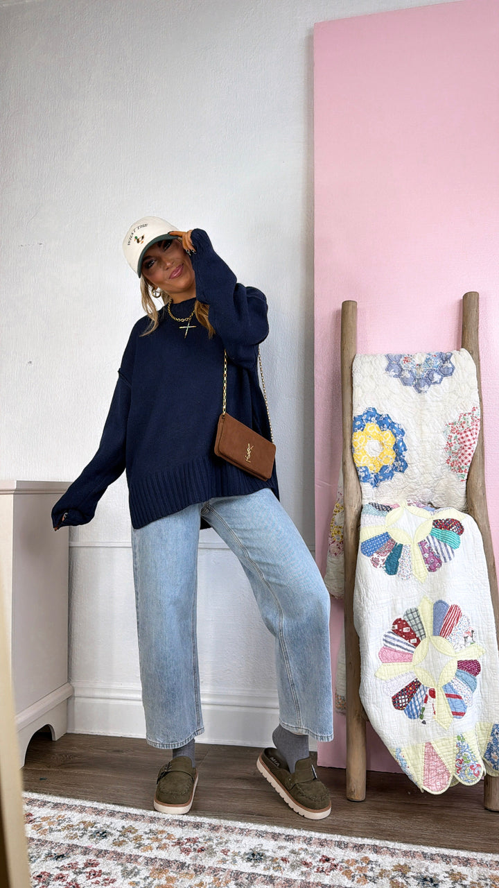 Sweater Pullover, Navy