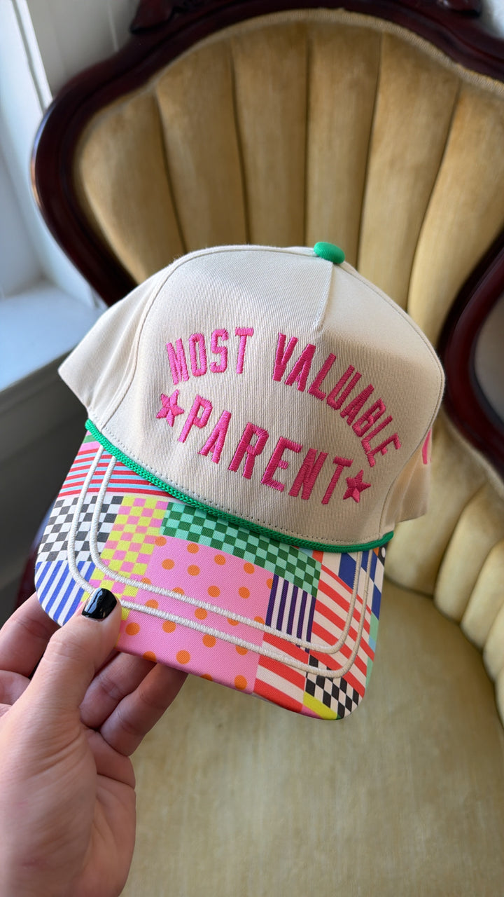 Most Valuable Parent Trucker Hat, Natural