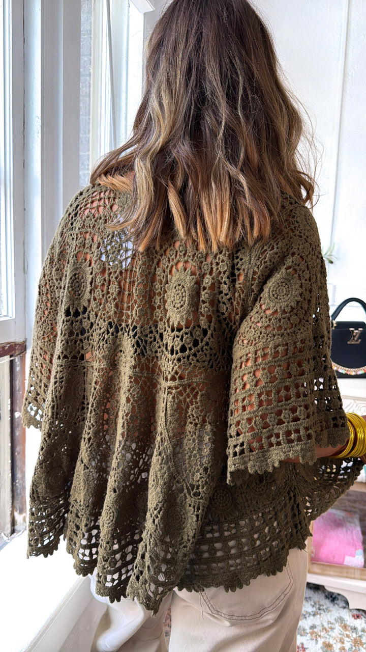 Sage & Sun Knit Top, Olive