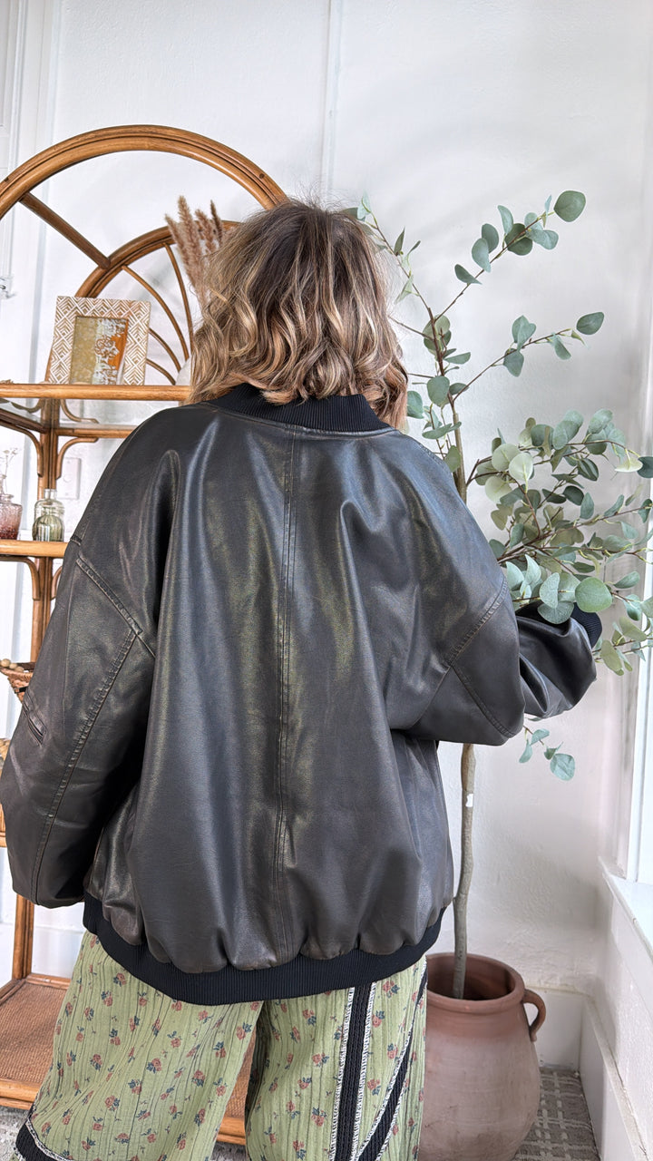 Ravens Ridge Bomber Jacket, Dark Brown