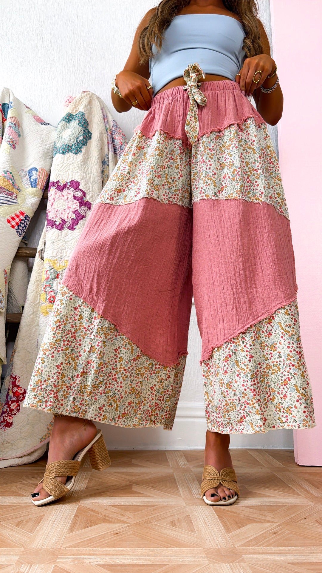 Wildflower Breeze Pant, Dusty Peach