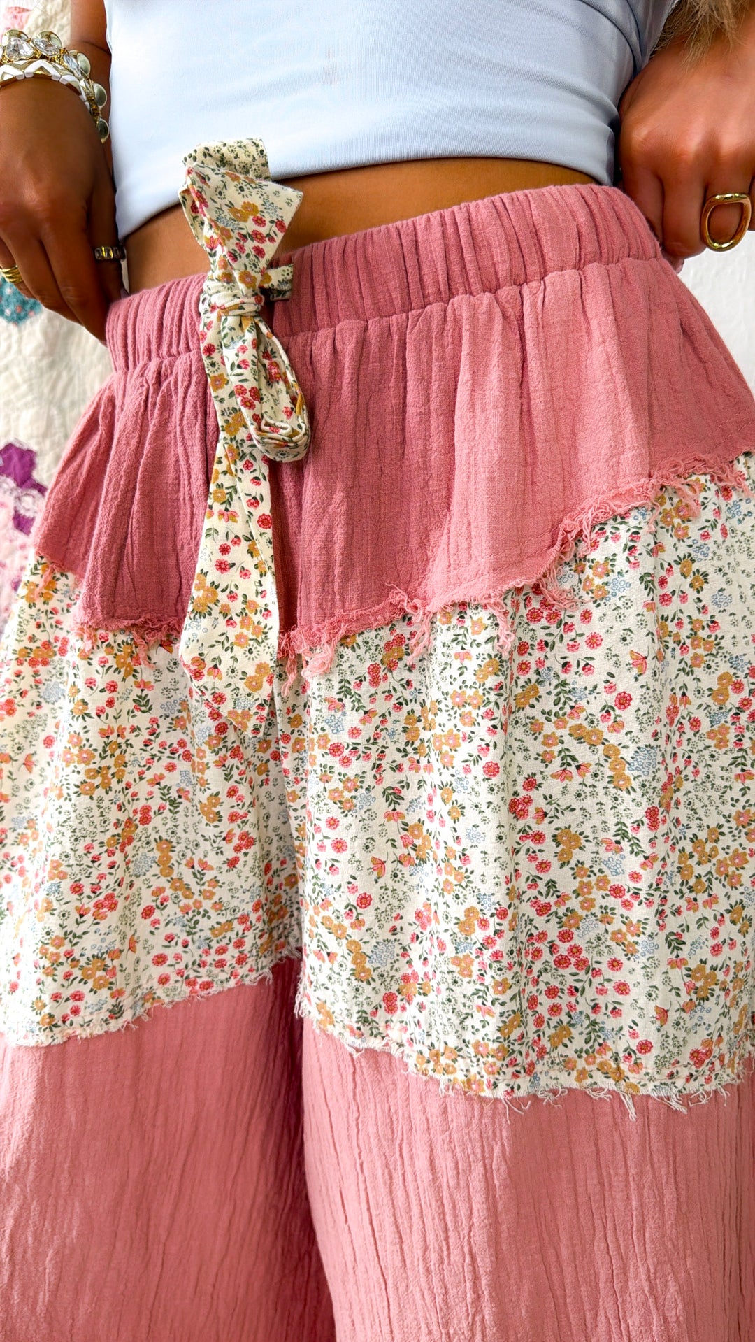 Wildflower Breeze Pant, Dusty Peach