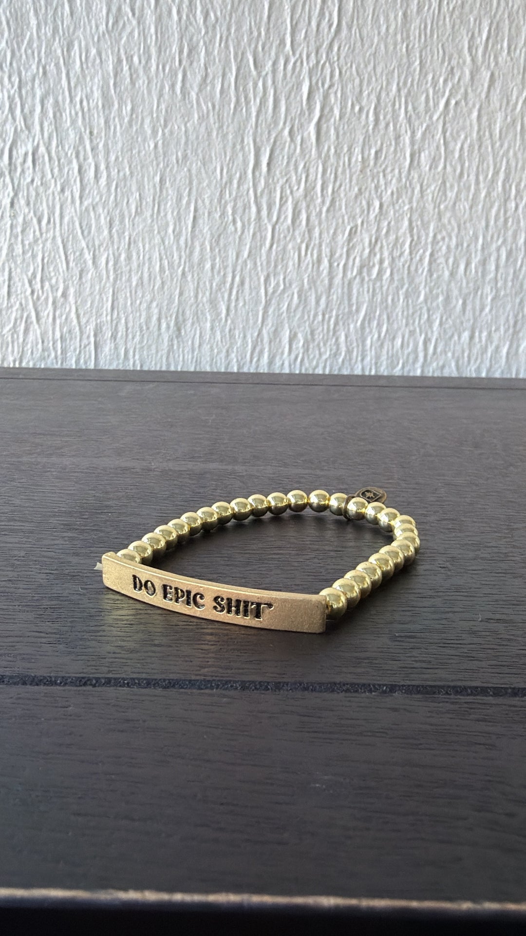 Epic Bracelet, Gold Bead