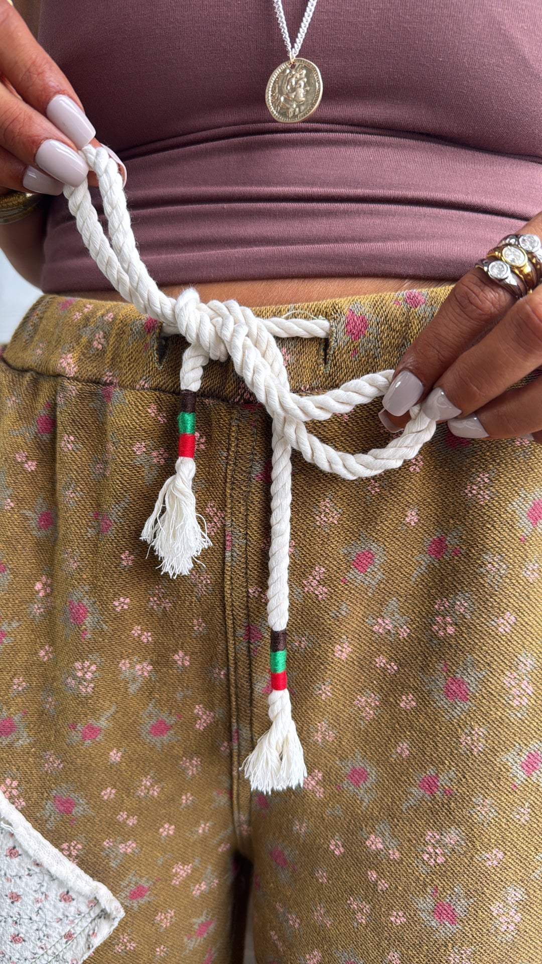 Wore Grace Patched Jogger, Rusted Ochre