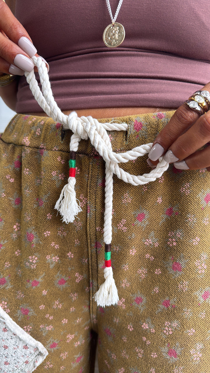 Wore Grace Patched Jogger, Rusted Ochre